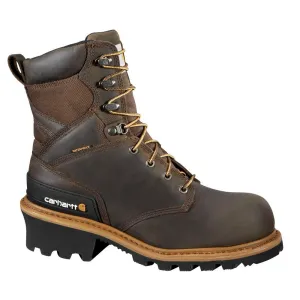 8-INCH COMPOSITE TOE LOGGER - BRN-Crazy Horse Brown Oil Tanned | Carhartt CML8360
