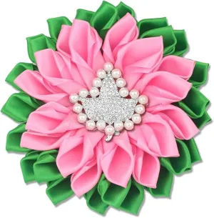 AKA Pin Floral and Pearl Brooch