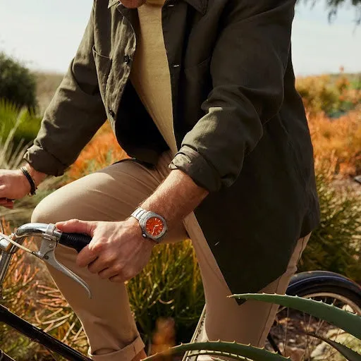 Brycen Orange/Steel 41MM Watch