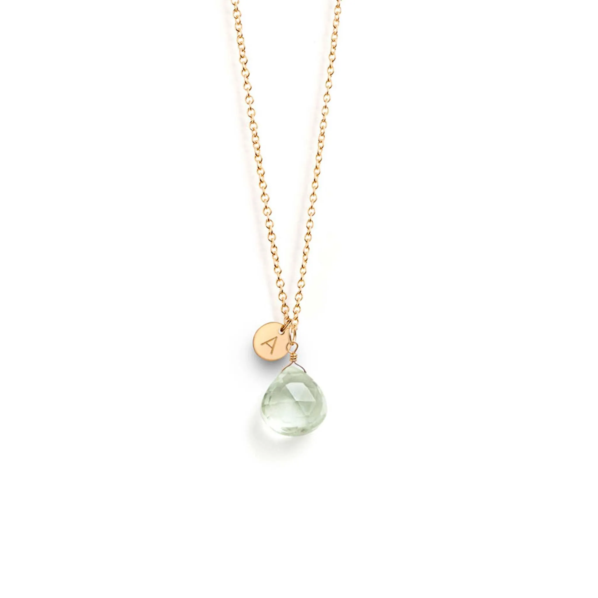 February Amethyst Birthstone Necklace
