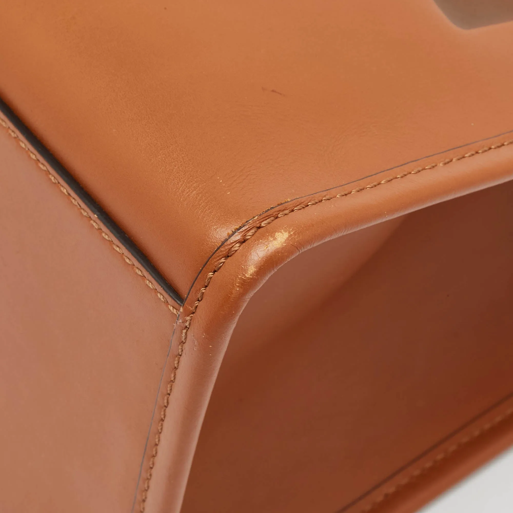 Fendi Brown Leather Medium Sunshine Tote