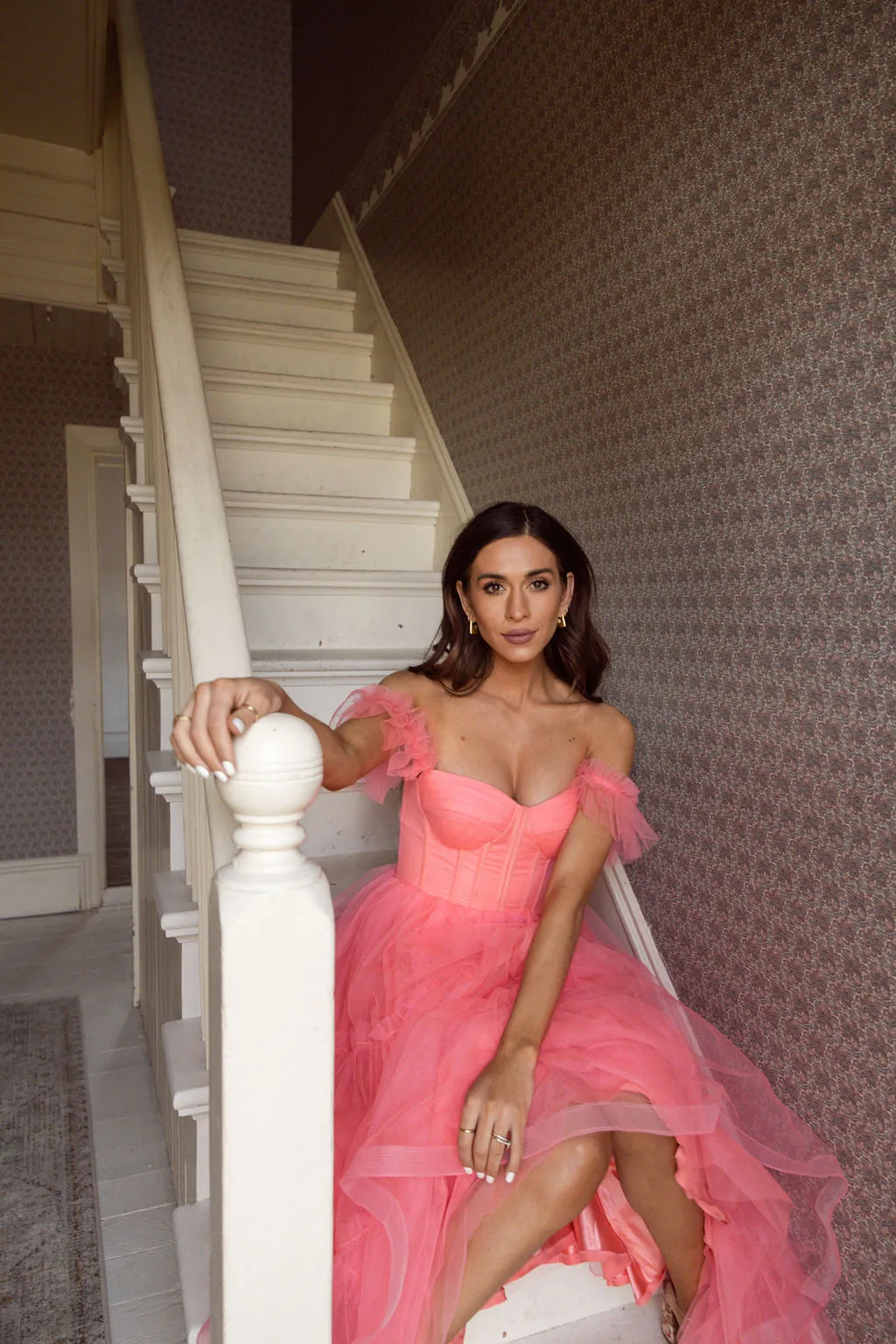 Mia Dress (PRE-ORDER) - Coral Pink