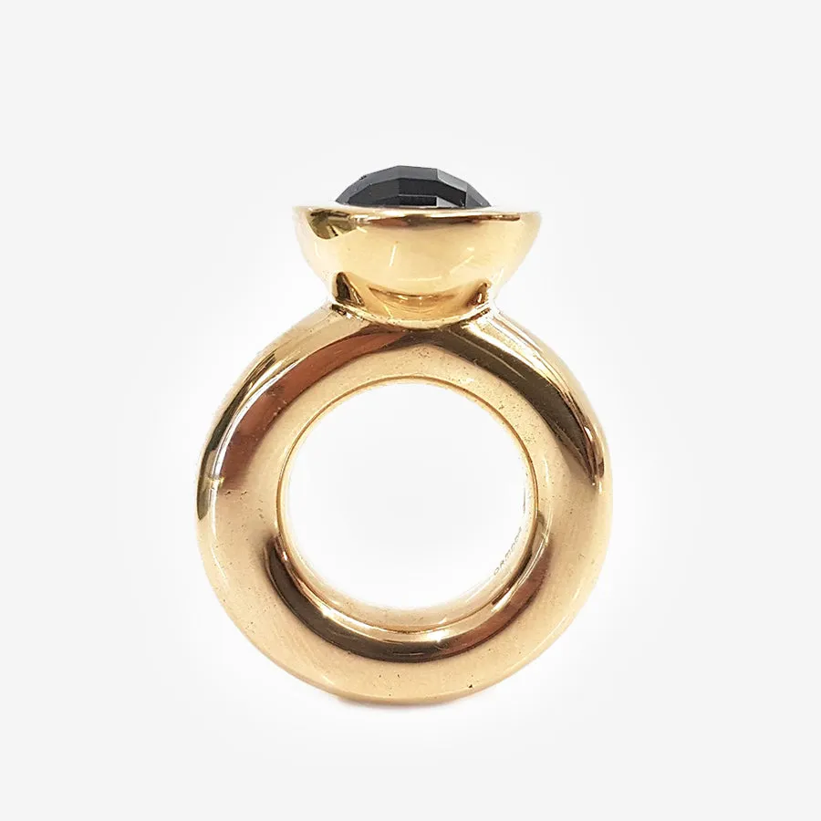 Onyx Bronze Princess Ring