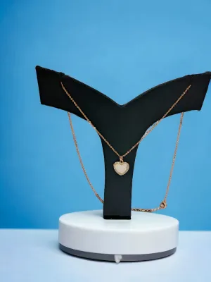 Pearlfect One Love Rosegold Locket